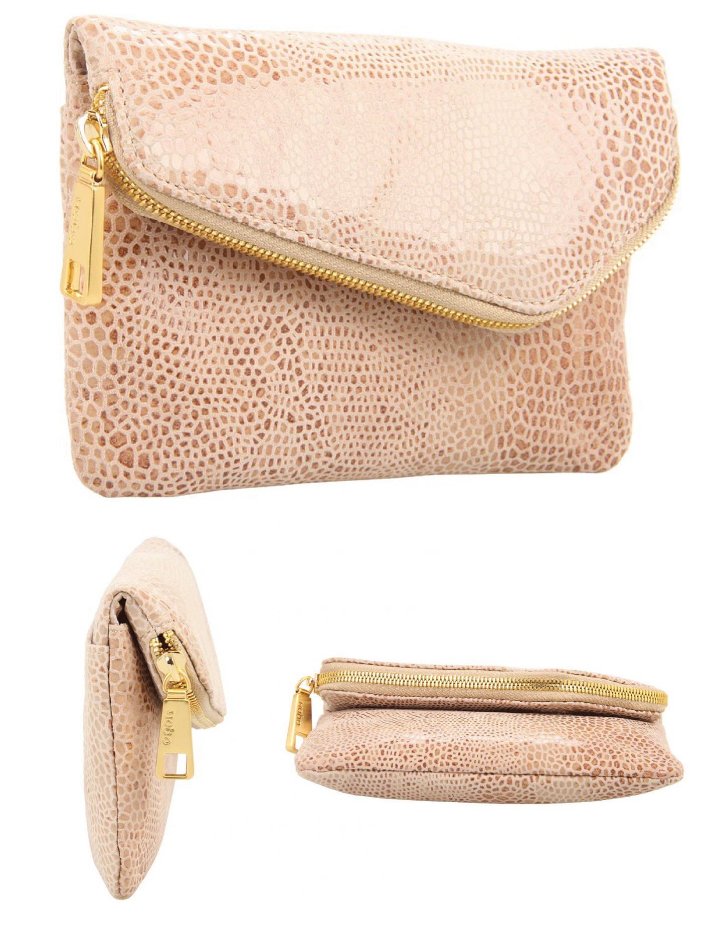 Hobo’s Zara purse in Honey Snakeskin Vintage Leather