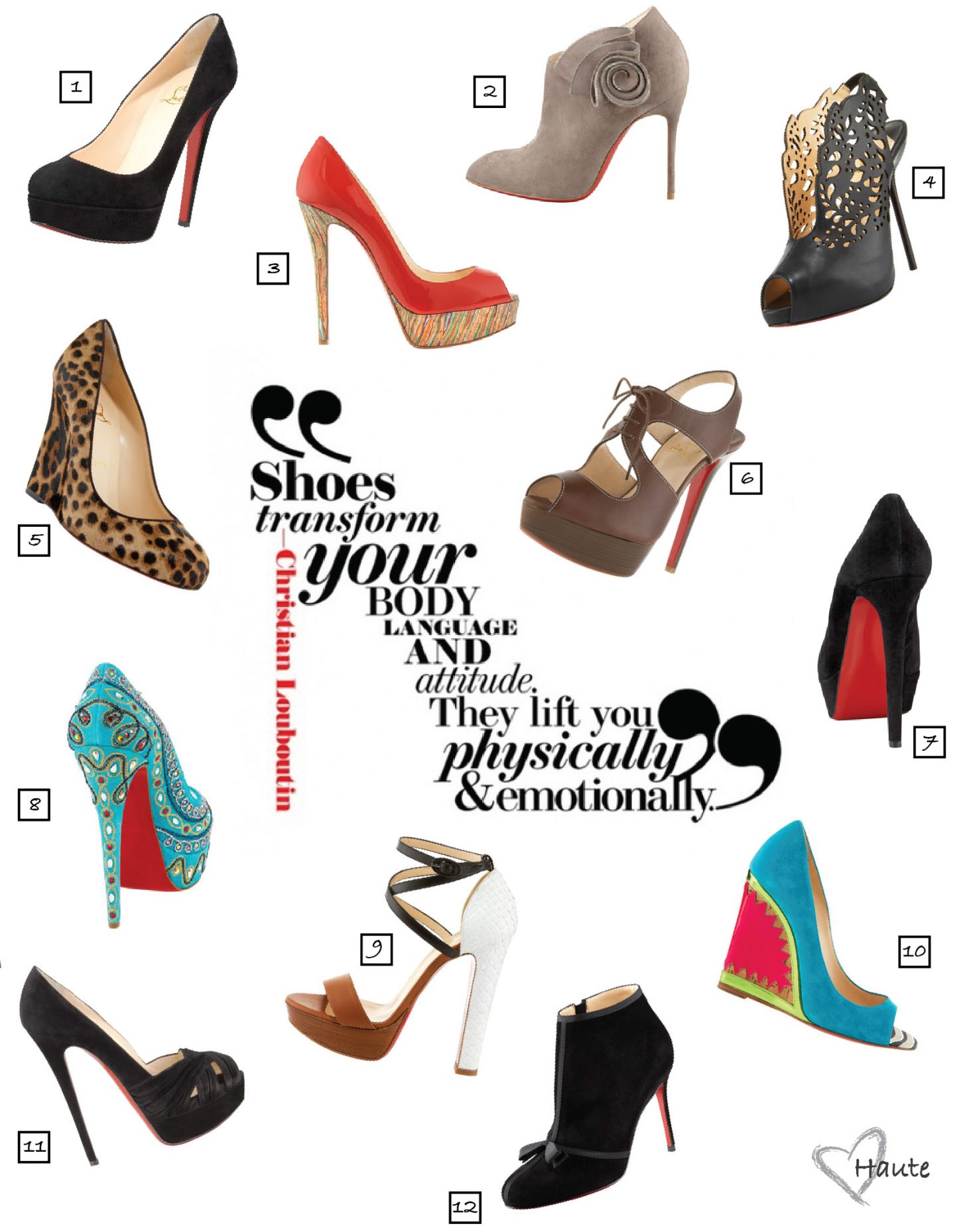 “Shoes Transform Your Body” – Christian Louboutin