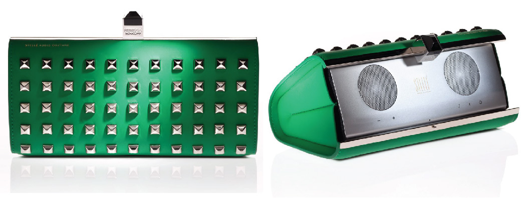 Clutch Turned Portable Speaker – Rebecca Minkoff for Stellé Audio Couture