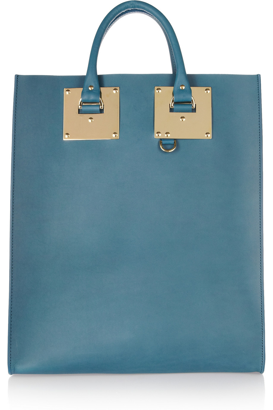 Sophie Hulme – Leather Tote in Brillian Blue