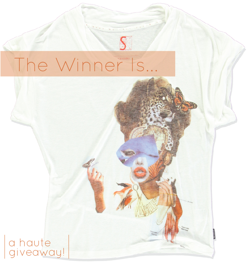 The Winner of the Gsus Sindustries T-Shirt Giveaway is…