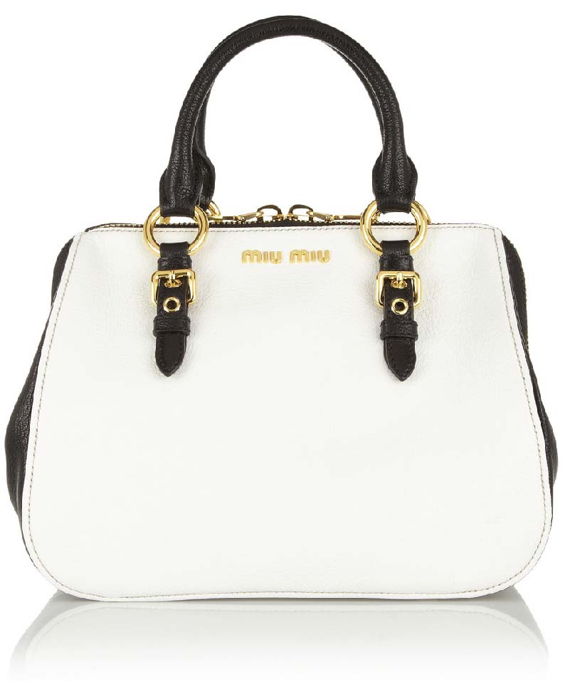 Bag Crush: Miu Miu – Madras Leather Tote