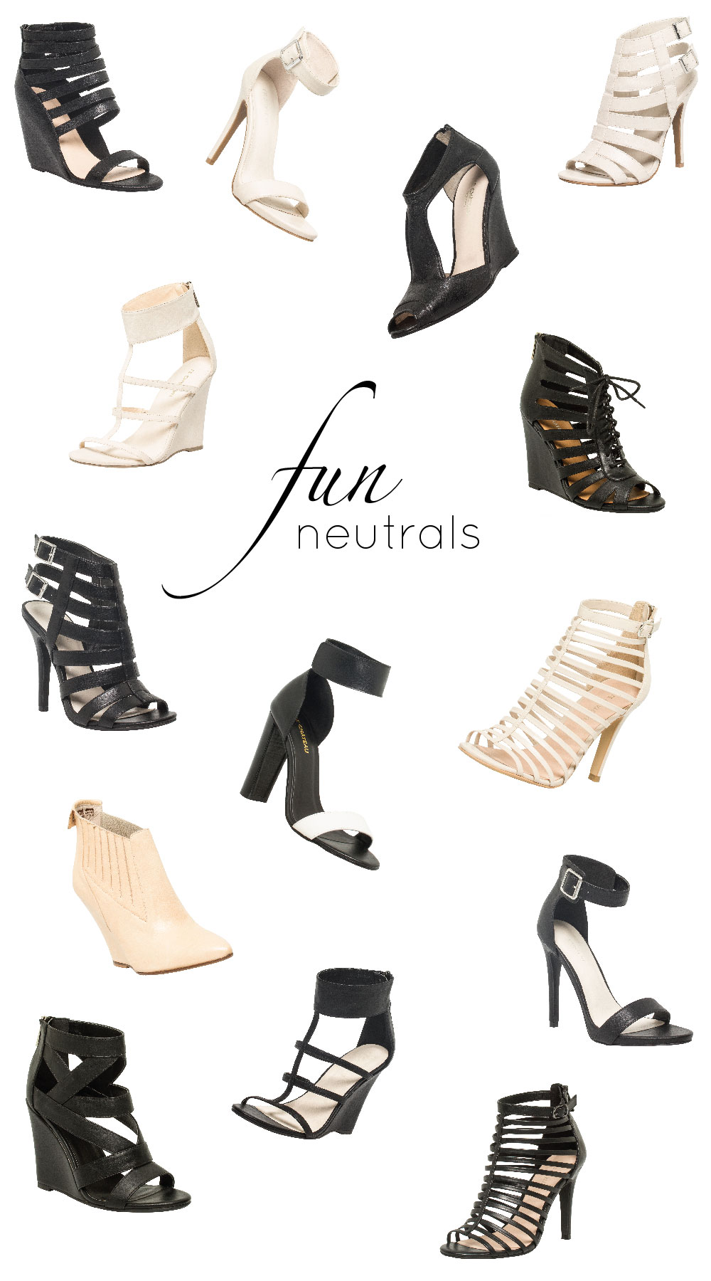 Shoe Envy: Fun Neutrals from LE CHÂTEAU