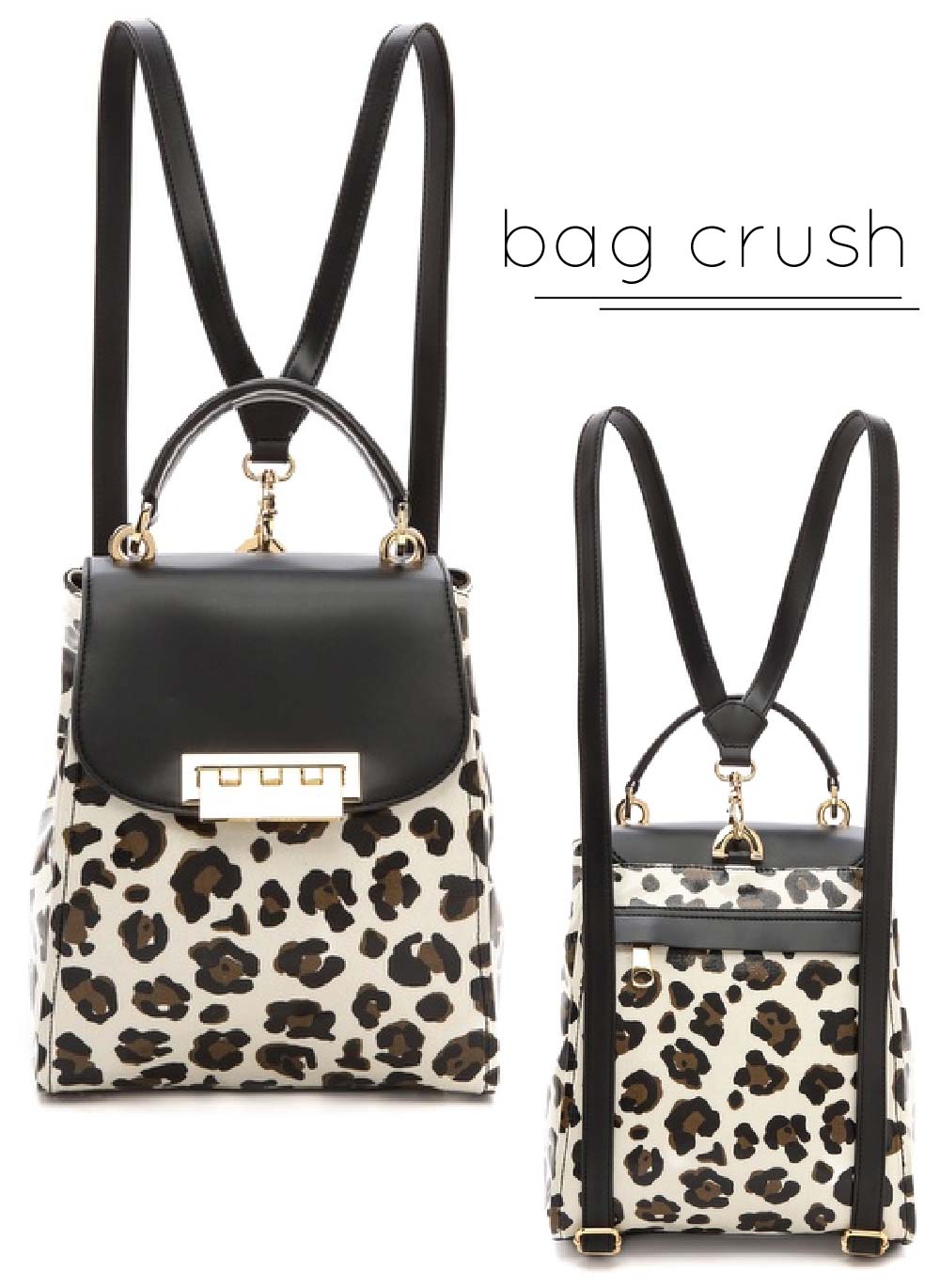 Bag Crush: ZAC Zac Posen Leopard Eartha Backpack