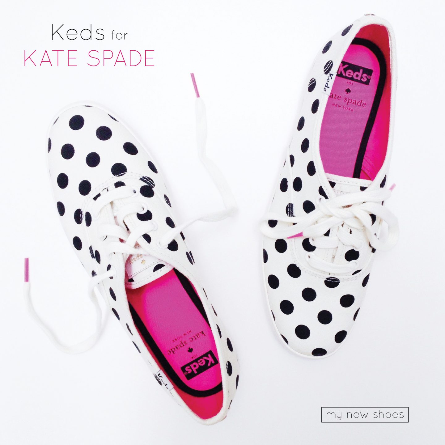 My New Keds For Kate Spade Polka Dot Shoes