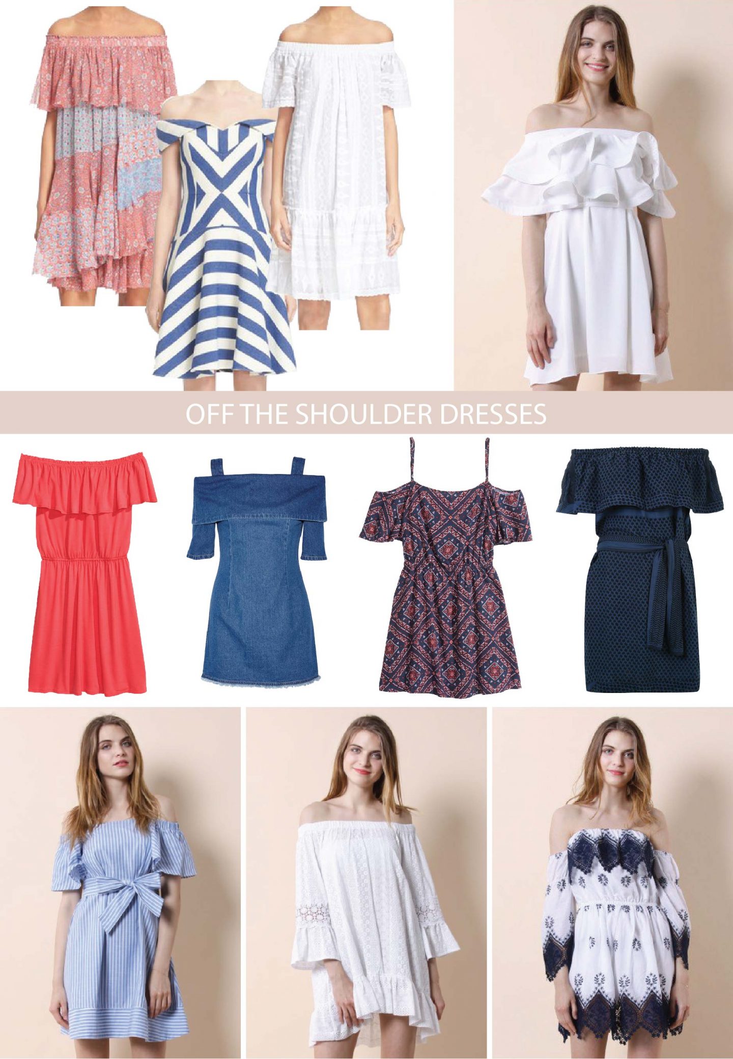 Spring Dresses, Off The Shoulder Dress, Fashion, Spring Trends, Casual Summer Dresses