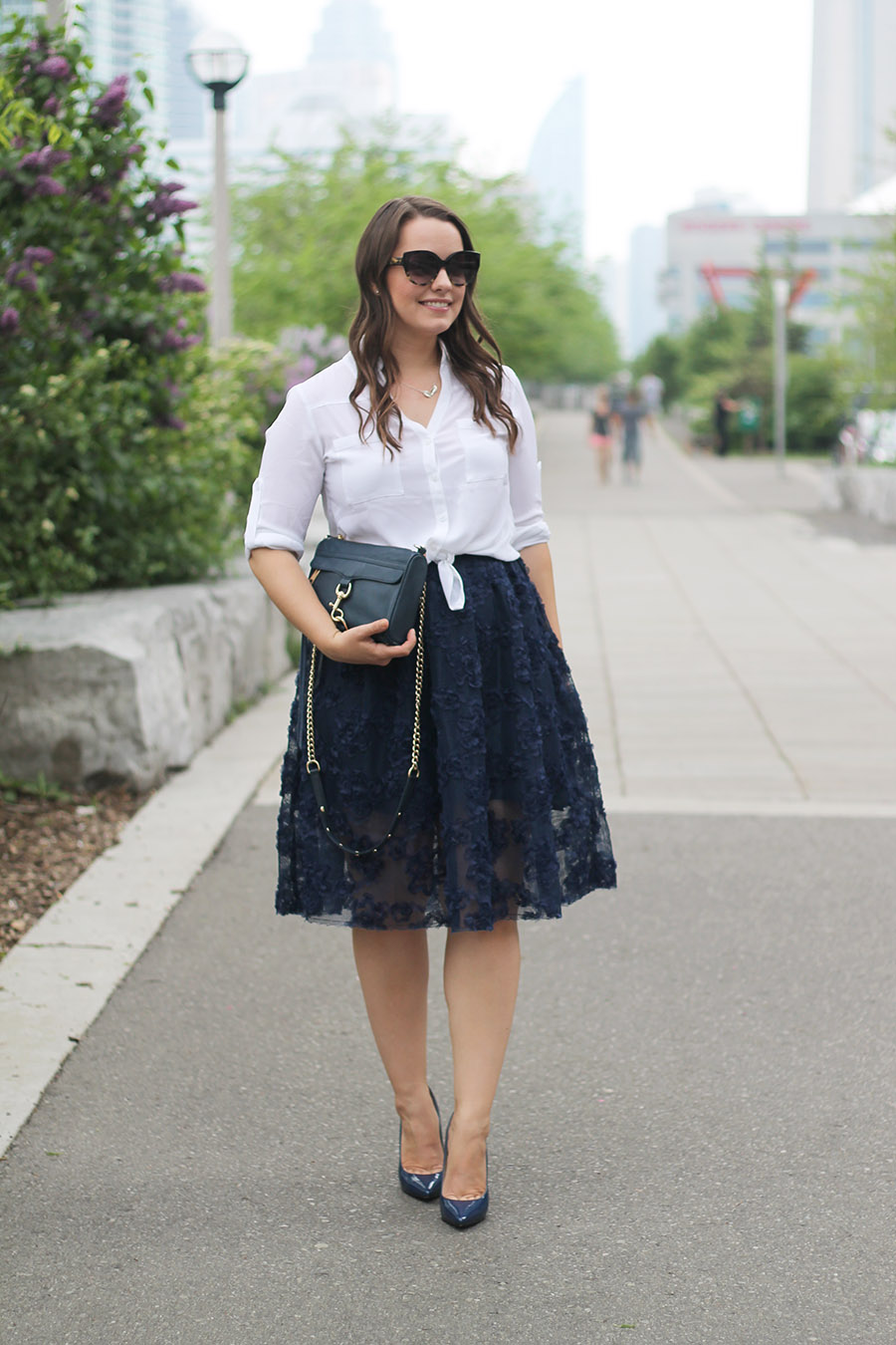 Outfit // Feminine Midi Skirt