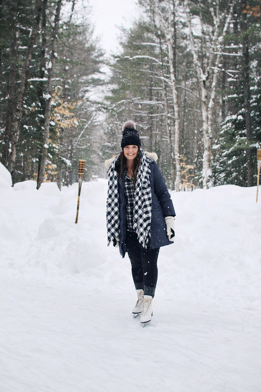 An Ice Skating Trail In Muskoka!