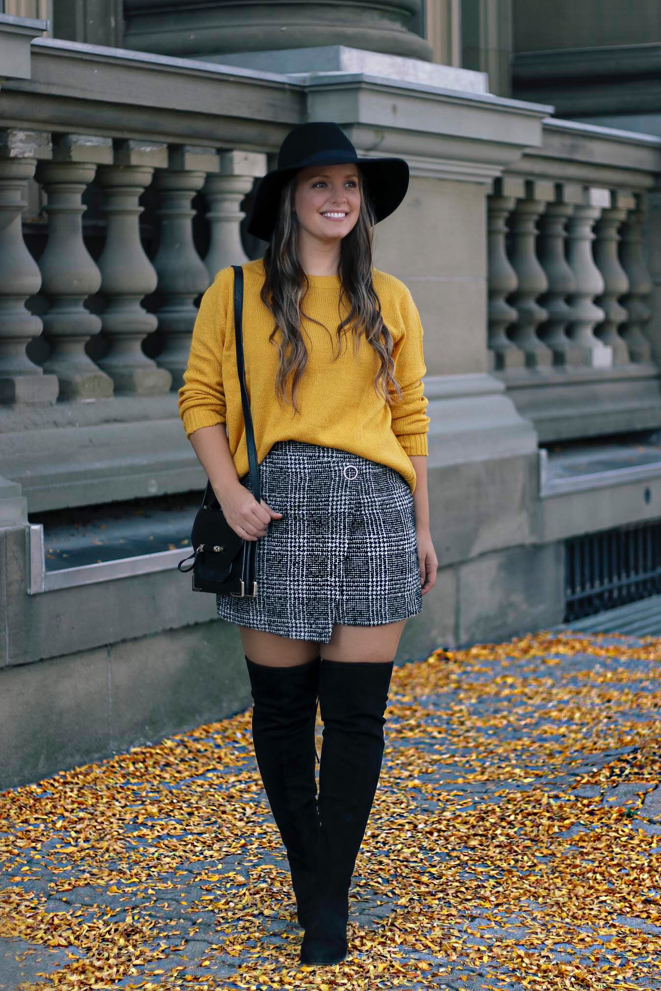 Outfit // Mustard Yellow & Tweed