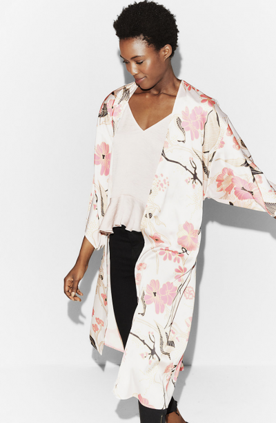 Floral Kimono Jacket