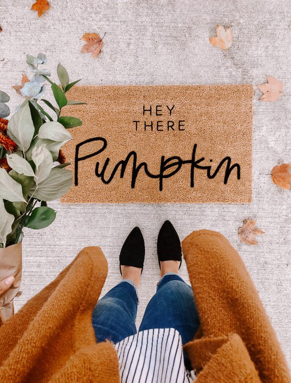 The Best Fall Outdoor Welcome Mats